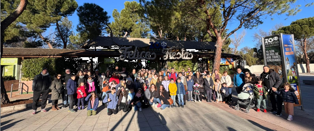 Jornada de convivencia navideña y respiro familiar en el Zoo de Madrid